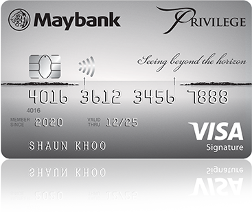 Maybank Privilege Horizon Visa Signature Card