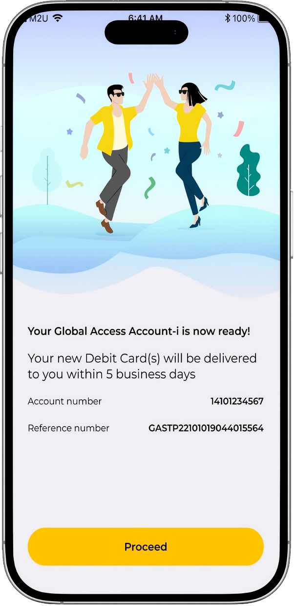Step 6 — Your Global Access Account-i is ready