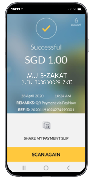 Zakat And Donation Payments Via Paynow