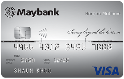 Maybank horizon visa signature best miles card